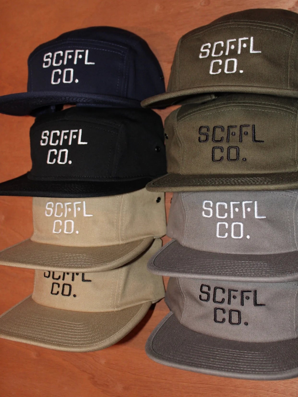 5 PANEL "SCFFL CAP" WHITE LOGO