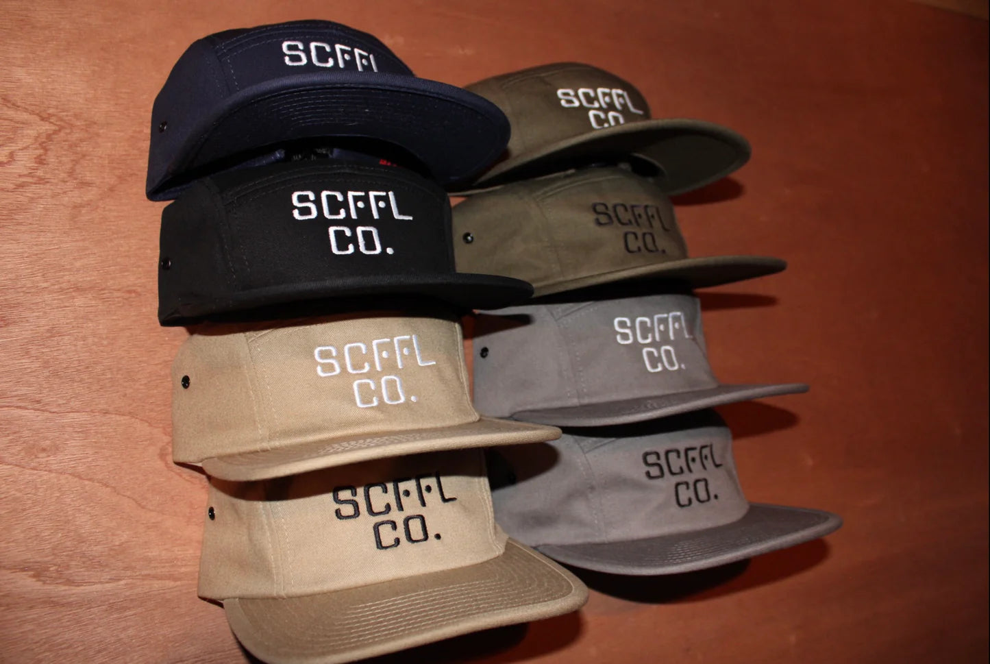 5 PANEL "SCFFL CAP" WHITE LOGO